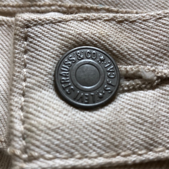 Levi’s 508 (discontinued) Ecru selvedge denim - regular tapered fit - Picture 2 of 9